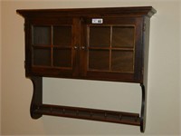 Wall-Mounted Two Door Shelf/Cabinet