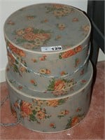 Pair of Matching Hat Boxes