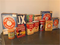 Various Early Tins / Advertisements