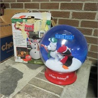 Inflatable Snowman & Snowglobe