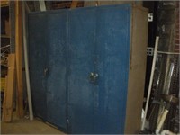 (2) Metal Storage Cabinets  36x18x73 Inches