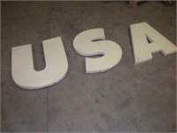 USA Plastic Letters   26 Inches Tall