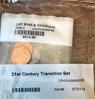 21 century Transition Set Lincoln Head Cents