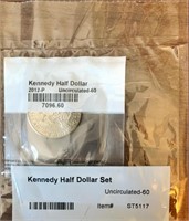Kennedy Half dollar set