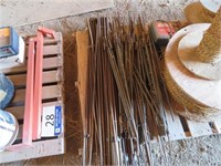 Rolls of Elec. Fence Wire * Metal Stakes