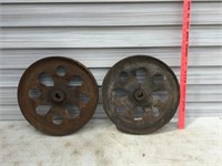 Iron Wheels for Industrial Cart 15" diameter