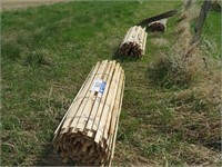 3 Unused Rolls of Wooden Snow Fence
