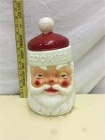 MCM 1973 Empire Santa Claus Blow Mold Cookie Jar