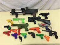 Vintage Group Plastic Toy Guns Mattel Topper ....
