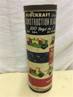 Vintage BLOCKRAFT Construction Blocks CONTAINER