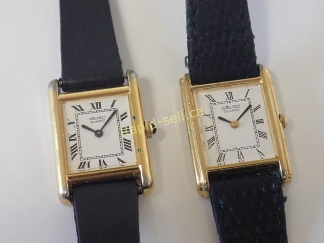 Pair of Vintage Seiko Ladies Watches | David Moore & Associates Inc.