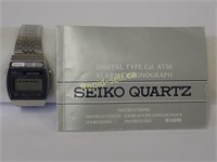 Seiko Quartz Digital Alarm Chronograph