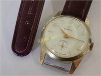 Vintage Caro Swiss Made Gents Wrist Watch