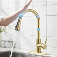 Owofan Touch On Kitchen Faucet Gold