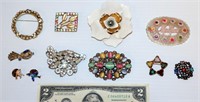 Beautiful Lot of Vintage Brooches & Pins