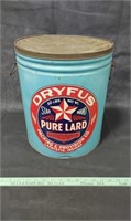 Early Dryfus Lard Can