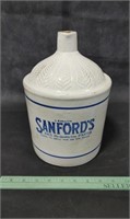 Sanford's Ink Advertising Stone Jug
