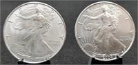 2000 & 2004 Silver Eagles
