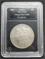 1883 Morgan Silver Dollars, VG