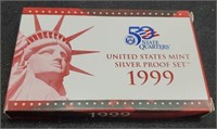 1999-S Nine Coin Silver Proof Set,