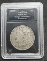 1885-O Morgan Silver Dollar, VG