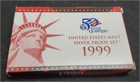 1999 Nine Coin Silver Proof Set,