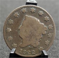 1822 Large Cent, VG