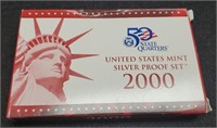 2000 Ten Coin Silver Proof Set