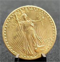 1928 Twenty Dollar Gold Saint Gaudens Double Eagle