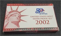2002 Ten Coin Silver Proof Set
