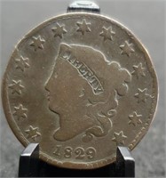 1829 Large Cent, Fine
