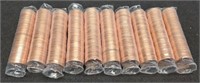 (10) Rolls 2008-D Lincoln Cents, Uncirculated