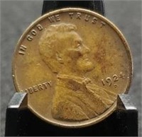 1924-D Lincoln Cent, VF