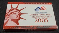 2005 Eleven Coin Silver Proof Set