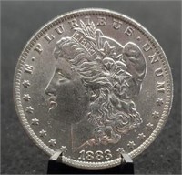 1883-O Morgan Silver Dollar, AU