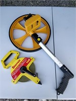 tape measure and Johnson distance finder