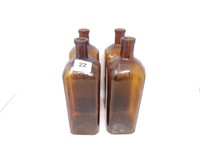 4 Veronica Medicinal Spring Water Bottles