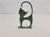 Metal Cat Sculpture