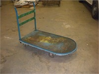 Metal Dock Cart  5 Inch Casters  49x27x38 Inches