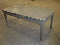 Metal Work Table  72x34x31 Inches