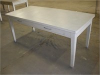 Metal Work Table  72x34x31 Inches