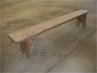 Wood Bench  96x12x20 Inches