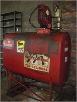 Steel Tank W/Pneumatic Pump,Nozzle & Retractable