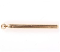 ANTIQUE 14K YELLOW GOLD TOOTHPICK