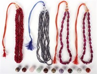 SPINEL BEAD NECKLACES - VARIOUS STYLE & COLOR -(4)