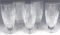 WATERFORD CRYSTAL DRINKING GLASSES -LOT OF 5