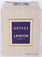 ARPEGE LANVIN VINTAGE PERFUME SEALED IN BOX  #869