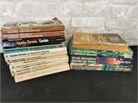 Vintage Agatha Christie Books + Adv/Mystery