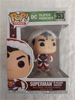 Funko Pop! Superman in Holiday Sweater in box