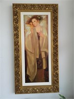 Felix Mas ' Autumn ' framed Art, signed and #ed